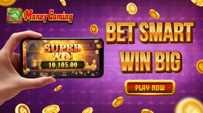 Slot machine with glowing jackpot